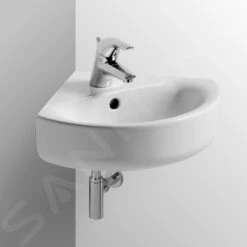 Ideal Standard Connect - Hoekfontein 480x440x160 Mm, Met Overloop, Kraangat, Met Ideal Plus, Wit E7136MA -Ideal Standard Verkoopwinkel f747fd1a3a4d630a95b44f7e