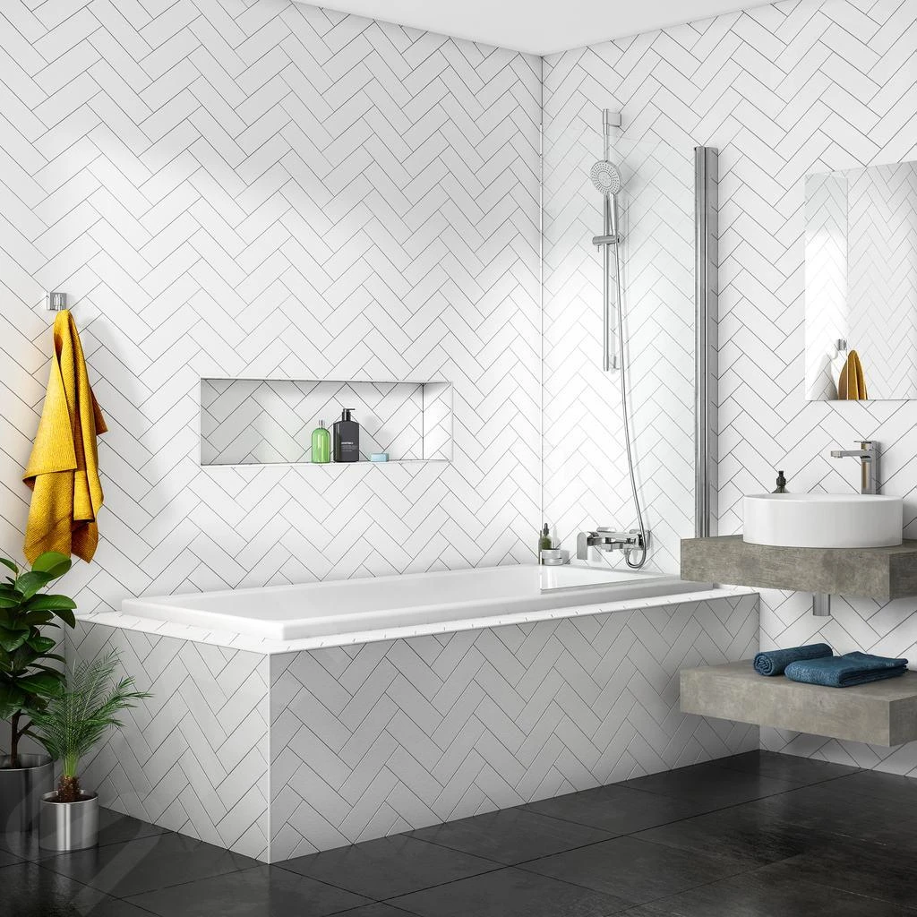 Ideal Standard Edge - Badkraan, Chroom A7121AA 5 Ideal Standard Edge - Badkraan, Chroom A7121AA - Afbeelding 5